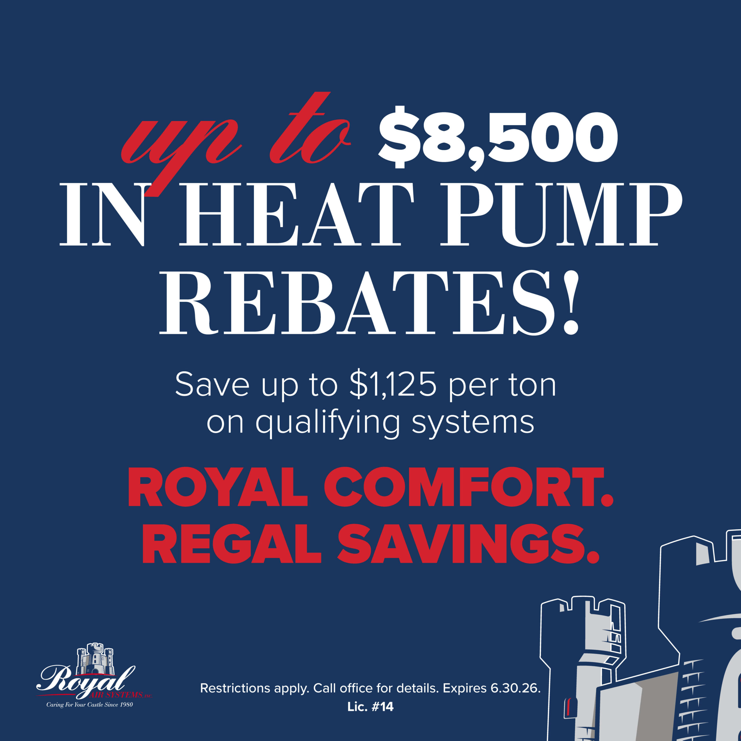 New Customer Special! $50 Off Repairs + $25 Toward Spring AC Tune Up